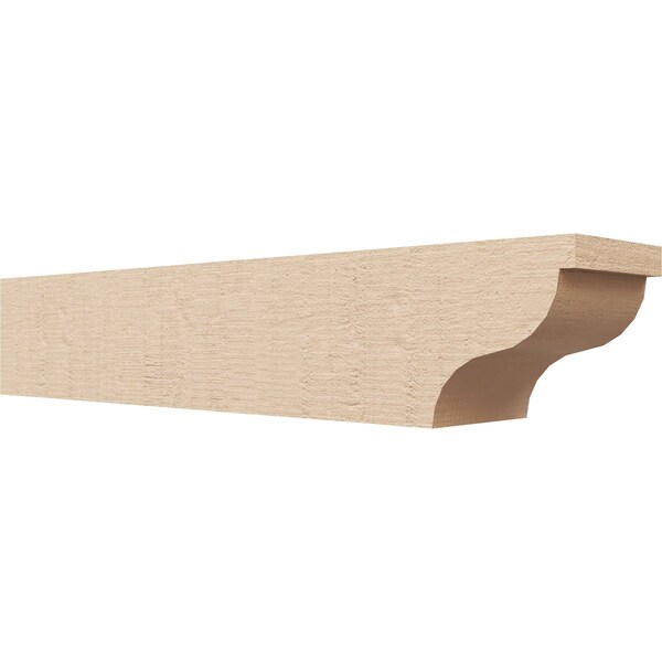 Ekena Millwork 6in. W x 6in. H x 32in. L Garner Woodgrain TimberThane Rafter Tail, Primed Tan RFTUR06X06X32GARRCPR - main